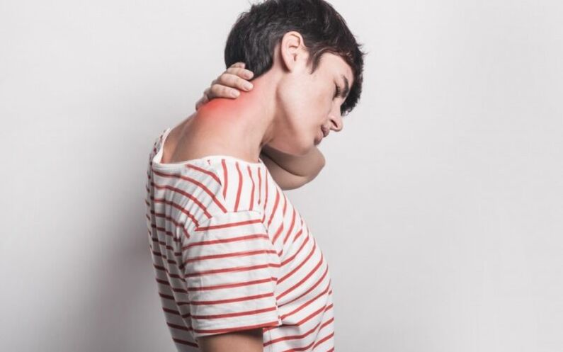 Pain in the neck symptoms of cervical osteochondrosis